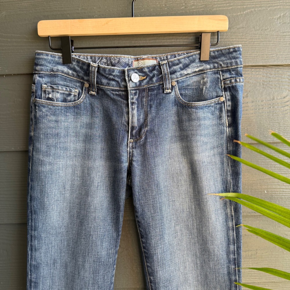 Paige Premium Denim Laurel Canyon Bootcut Jeans Womens 29 Medium Wash